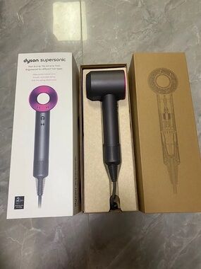 Dyson Supersonic Hair Dryer — Iron with Fuchsia Accent